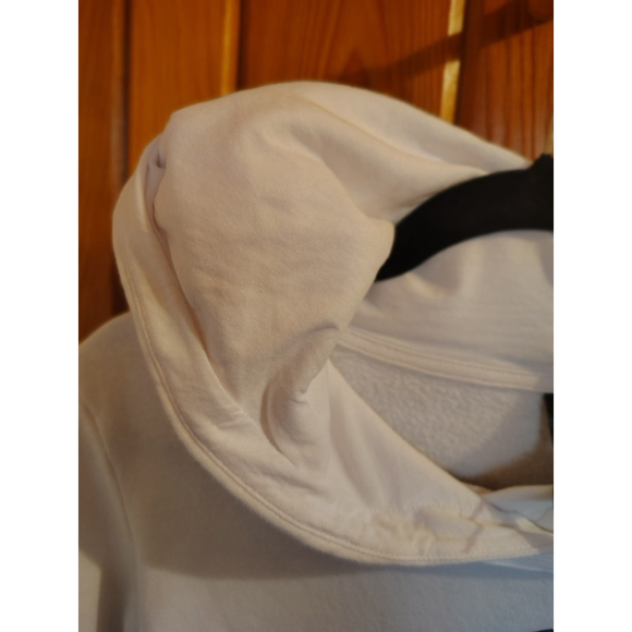 Adidas Hoodie Women’s Small White Pullover Sweatshirt Logo Athletic - Picture 4 of 6